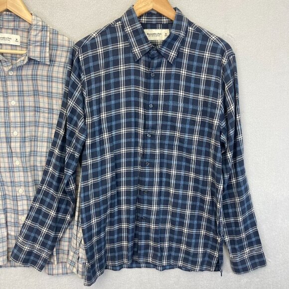 Lot of 2 Abercrombie & Fitch Soft Button Up Shirt Womens Medium M Lightweight - Picture 13 of 16
